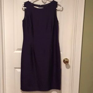 🆕 Talbots Pure Silk Purple Sleeveless Dress